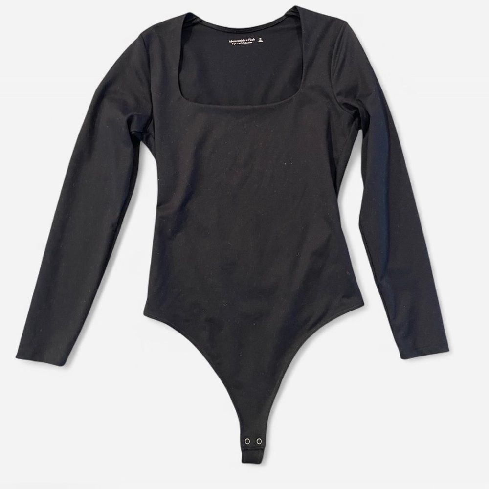 Abercrombie & Fitch Black Soft Collection Bodysuit